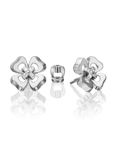 Серьги из золота PLATINA jewelry 02-4814-00, бриллиант