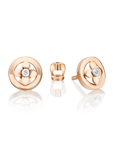 Серьги из золота PLATINA jewelry 02-5007-00, бриллиант