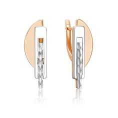 Серьги из золота PLATINA jewelry 02-5057-00