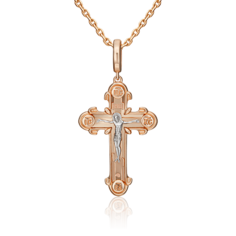 Подвеска из красного золота/белого золота PLATINA jewelry 03-3160-00-000-1111-42