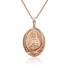 Кулон из красного золота PLATINA jewelry 03-2966-00-000-1110-42