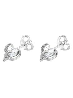 Серьги из серебра с фианитом Rich Line 1003525227979