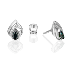 Серьги из золота PLATINA jewelry 02-5237-00, сапфир