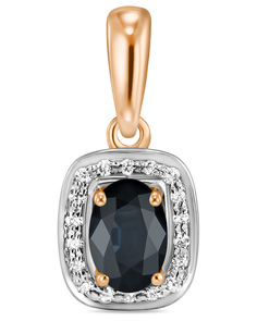 Кулон из красного золота MIUZ Diamonds P01-34368-SA, бриллиант