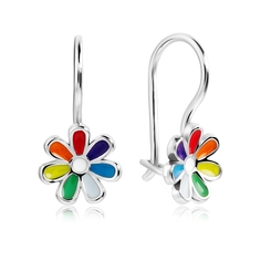 Серьги из серебра с эмалью VALTERA 117860