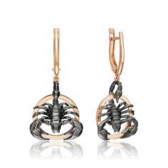 Серьги из золота PLATINA jewelry 02-5286-00-000-1111