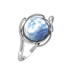 Кольцо из серебра р.17,5 ПРИВОЛЖСКИЙ ЮВЕЛИР 251268-KN, кианит