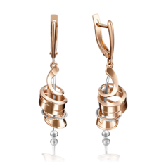 Серьги из золота PLATINA jewelry 02-4089-00