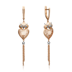 Серьги из золота PLATINA jewelry 02-4501-00