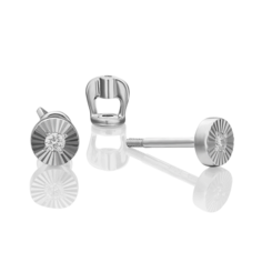 Серьги из золота PLATINA jewelry 02-0634-00, бриллиант