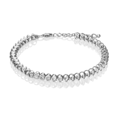 Браслет из золота р.17 PLATINA jewelry 05-0628-00-501-1120-38, фианит