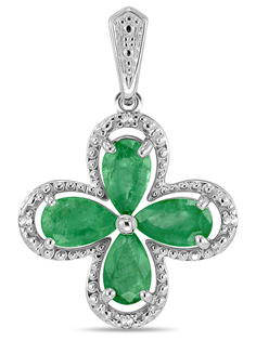 Кулон из золота MIUZ Diamonds (Московский ювелирный завод) P01-SS-35787-EM, бриллиант