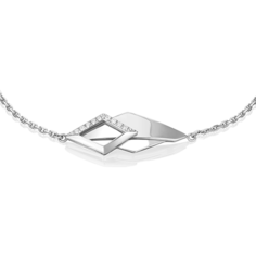 Браслет из золота р.16 PLATINA jewelry 05-0764-00-401-1120, фианит