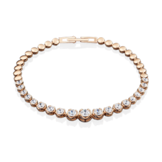 Браслет из золота р.17 PLATINA jewelry 05-0561-00-501-1110-38, фианит
