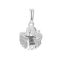 Подвеска из серебра Елизавета Ангел православный