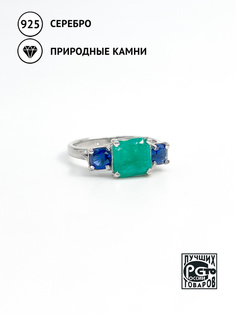 Кольцо из серебра р. 17,5 Кристалл мечты 1014871999-1 изумруд/шпинель