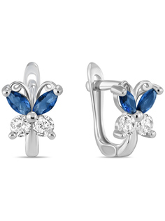 Серьги из серебра MIUZ Diamonds E2036-SL-3515S, фианит