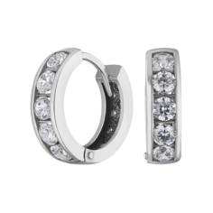 Серьги из серебра ЮВЕЛИР КАРАТ 2129340/9, фианит