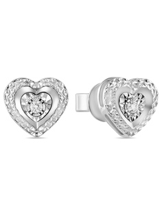 Серьги пусеты из белого золота MIUZ Diamonds E2018-ER350016ADI, бриллиант