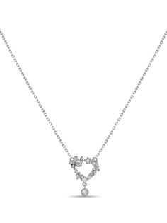 Колье из серебра 50 см MIUZ Diamonds N2036-PR-718, фианит