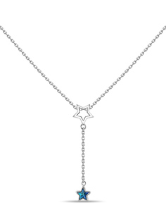 Колье из серебра 50 см MIUZ Diamonds N2036-PR-2467M, фианит