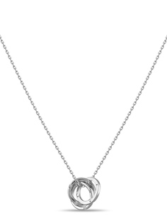 Колье из серебра 50 см MIUZ Diamonds N2036-PR-2572M, фианит