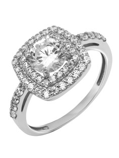 Кольцо из серебра р.18,5 WONDERLI КАТ0602К, фианит