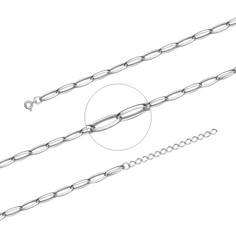 Цепочка из серебра 35 см WONDERLI ЦБ051Ж
