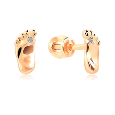 Серьги из серебра VALTERA 118754, фианит