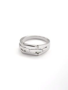 Кольцо из серебра р. 15,5 Кристалл мечты 10031068, бриллиант