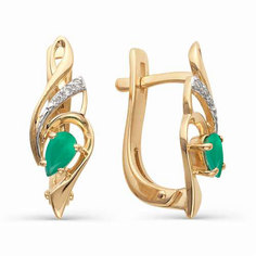 Серьги из золота 21254-101 Алькор