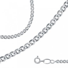 Цепочка из серебра 55 см Красцветмет 22-200Ю-3/0,35