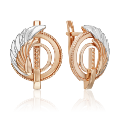 Серьги из золота PLATINA jewelry 02-5317-00-000-1111