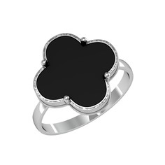 Кольцо из серебра р.18,5 ПРИВОЛЖСКИЙ ЮВЕЛИР 201095-AG73, агат