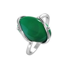 Кольцо из серебра р.21 ПРИВОЛЖСКИЙ ЮВЕЛИР 241830-AG22, агат