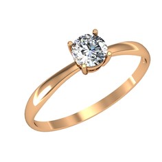 Кольцо из серебра р.16,5 ПРИВОЛЖСКИЙ ЮВЕЛИР 252356-FA11, фианит