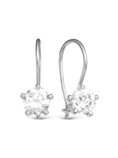 Серьги из серебра VALTERA 117849, фианит