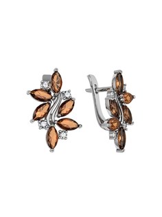 Серьги из серебра ПРИВОЛЖСКИЙ ЮВЕЛИР 371600-FA11FA75, фианит