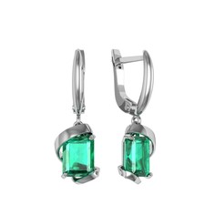 Серьги из серебра ПРИВОЛЖСКИЙ ЮВЕЛИР 301306-FA78, алпанит
