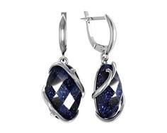 Серьги из серебра ПРИВОЛЖСКИЙ ЮВЕЛИР 341902-AV55, авантюрин