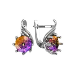 Серьги из серебра ПРИВОЛЖСКИЙ ЮВЕЛИР 351302-KV04, кварц