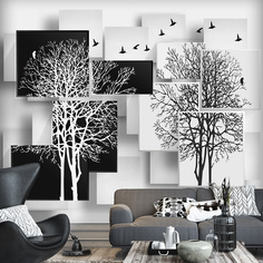 Фотообои флизелиновые встык VEROL "Абстракция 3Д" 8,1 м2, 2,7х3,0 м, 94-ФФО-05093