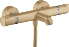 Термостатический смеситель для ванны Hansgrohe Ecostat Comfort 13114140 бронза