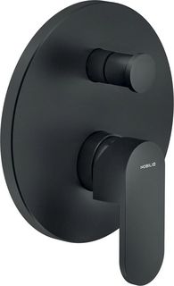 Смеситель для ванны Nobili Up UP94100/EBM Velvet black внешняя часть