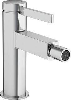 Смеситель для биде Hansgrohe Finoris 76200000 хром со сливным клапаном Push-Open