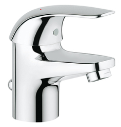 Смеситель для раковины GROHE Euroeco с донным клапаном, хром (23262000)