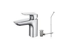 Смеситель для раковины Aquatek с донным клапаном AQ1011CR ВЕГА