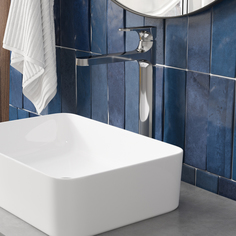 Смеситель для раковины WasserKRAFT Weida 3100 глянцевый серебристый, арт. 9070619