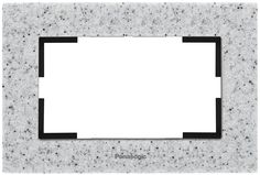 Рамка Panasonic Karre Plus WKTF08093CB-RU 2x горизонтальный монтаж камень черный кварц (уп
