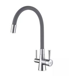 Смеситель для кухни с переключением на питьевую воду Lemark Comfort LM3075C-Gray
